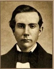 Porträt von John D. Rockefeller im Alter von 18 Jahren